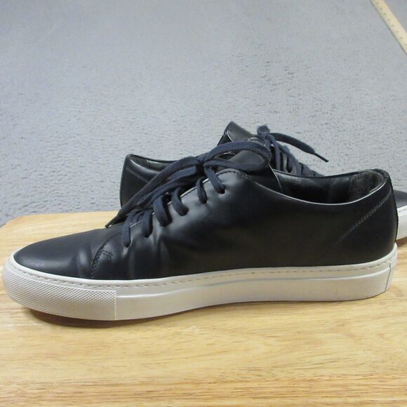 Common Projects Court Boxed Leather Sneakers EU 42, US 9 Blue Made in Italy - Picture 10 of 11